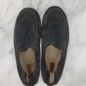 OLUKAI - Blue Suede Flats, Size 8.5